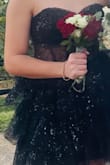 I bought this dress for my daughter and not only did she look stunning in it, she also was comfortable and confident in her skin. True to size. 
As I always say, "Lulus  never disappoints."  Amazing quality / great customer care. - Natalia H.
