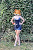 Dress fit perfect. It is pretty short but also on trend with dresses my friends wore from other shops. - Jill S.