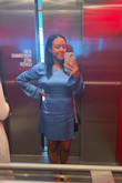 I loved the dress. It's a beautiful blue color that matches the picture exactly. The only problem is had with it is it is very wrinkly. However, I'm sure that steaming it would have been better than ironing. Perfect for what I needed. - Chelsey B.