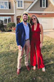 I absolutely loved this jumpsuit! I wore it to a hs reunion and received compliments on it all night. It runs a little large on top so I had to exchange the small for the extra small but the extra small fit me perfectly. The only negative I would say was it was a pain to go to the bathroom but I managed. - Nicole S.