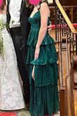 This dress is STUNNING!! It fit absolutely perfectly. The fabric was great quality, the length and sizing were fantastic, and the pattern was gorgeous. The style of it is perfect for literally any event. 1000/10 recommend! - Isabelle B.