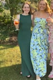 I absolutely love the color of this dress, the material was perfect (not thin but not too thick/heavy), the length was perfect with heels. Definitely going to wear this dress again for other events :) - Savannah G.