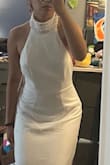 It was a bit loose in the bust area, I got the smallest size, and I'm a 32b, so nothing too dramatic, it's not a big deal. Other than that it felt very nice and just like the photo! - Madeline M.