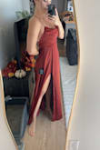 I'm size 8 / 10 and bought a large. It's a pretty color. - Alyssa F.