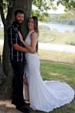 The pricing had me worried at first with how affordable/low priced everything was. I fell in love with the dress as soon as I saw it! It fit like a glove! It's very lightweight and beautiful! I would definitely buy another dress because they are great quality! = - Courtney A.