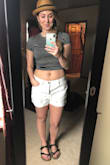 This crop is perfection! I'm a 30-something living that #momlife and this top is just what I wanted. The fabric is the perfect weight with lots of stretch and it's silky soft. It hits just the right spot on my waist and I can't wait to wear it with all of the high waisted skirt. I may even get wild and wear with shorts at the beach - Karin B.