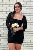 My daughter wore this to her homecoming dance ! It was very beautiful on her. - Heather B.
