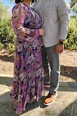 I wore this dress to a wedding. It was absolutely perfect and I got so many compliments on the dress. The dress was very comfortable, easy to move in, and pretty. - Lizbeth G.