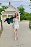It is wonderful. I wore it to Graduation and again to my chapter meetings for Pi Phi at the University of Alabama! I have a hard time with dresses because I am very tall, but this dress is such good fit. I am obsessed with this dress. It was so cute in photos and so very comfortable! Love it. For more of this dress, come find me on TikTok: Ginger_Ragaishis - Juliet R.