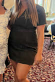 I loveeee this dress! The green is so beautiful for fall/winter/christmas! It's a great length (not too short even if you're tall, I'm 5'10)! Not too tight either and it's comfortable. I might order it in orange as well. Def buy this before it sells out! - Jenna Y.