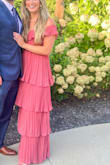 Such a beautiful dress! We went to a wedding at a winery and it fit the venue perfectly. I received a lot of compliments and I felt confident in it. - Courtney` B.