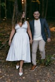 I am a true size 10 shoe and when I read the reviews I was hesitant to size a whole size down and I'm so glad I did. They are super adorable and am so happy to have worn them for my rehearsal dinner. With sizing down though the strap around my ankle was tight but still wearable. - Hannah T.