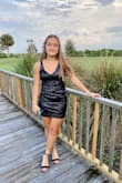 My daughter is not really big into dresses. I sometimes have to beg her to wear one. This was for HoCo her June year 23 -24. It was just beautiful on her and she wore it well. - Brenda V.