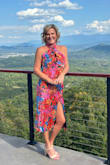 Loved this dress!  I got so many compliments on it too!  The medium was too big so I ordered a small and it fit perfectly!  Good quality and very comfortable! - Robin S.