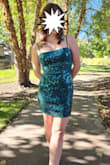 Perfect homecoming dress for my daughter. It fit perfectly and the emerald green color is gorgeous! - Tanya B.
