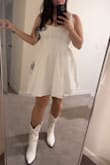 Besides being beautiful and fitting like a glove, it's made from great fabric and very well finished! I absolutely loved it. I was worried it would be too short and show a bit of my booty but it is just the right size! - Lizandra N.