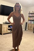 I got this dress for a cocktail party and it was absolutely perfect. Fits like a glove! Material is so thick and nice, and the dress is high fashion material at a low fashion price! - Hanna M.