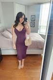 Comfortable, danced all night. Low cut so I couldn't wear a bra but body tape worked perfect. I was jumping around in it and dancing and nothing moved. Got so many compliments on this dress. - Dalita K.