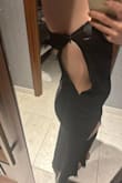 I loved the dress when I first received it and it fit so well! The fabric was very stretchy and not constricting at all. I tried it on once before my event and it was very difficult to zip on my own. 30 minutes before my event I went to put the dress on and the zipper split. It took 2 of us and 10 minutes to get it halfway, only for it to split open. We got the zipper to the very top (still completely split open) and then pinned it so my dress didn't go to waste as I had no other option. - Chloe B.