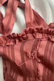Super cute dress. Through out the night the threads started unraveling and falling apart. Very disappointed considering how expensive these dresses are. - Honorata S.