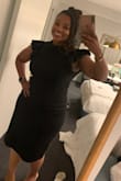 This dress fit perfectly!! I was so comfortable in it and loved the material! - Tynisha M.