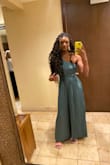 This was absolutely perfect and beautiful for me. I had to dress in a certain color code and I needed versatility in the pants for moving around at a formal event !! Found you guys on google and ordered immediately! Did expedited shipping and it came even earlier! No complaints! So many compliments!!! - Sheridan S.