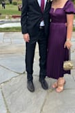 Wore this as a wedding guest and for engagement pics, it fits true to size and got so many compliments. Fun dress to wear and very flattering! - Almara H.