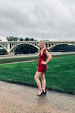 Dress was beautifully!  Very happy with it. - Lorie G.