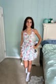 My 12-year-old daughter wore this dress to a beach bat mitzvah and it was perfect! - Nancy V.