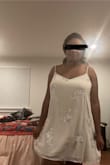I love the dress. It's loose and flowy. Not form fitting. Which is great if you're a larger bust girl like myself. The beading is a bit scratchy if your arms brush against it. Overall I love it. 10/10 - Christine N.