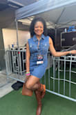 I love the quality of the fabric and length for the dress. - Jeanine A.