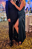 Perfect black heel, not too high, comfortable, and cute with the strappy look - Amanda N.