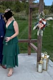 This dress was perfect for a fall wedding guest! I did have to alter the top as the straps were long on me and there was too much room in the bust. Can't wait to wear it again! - Michelle B.