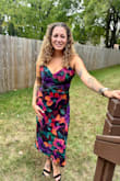 Dress was great! a little snug to get the zipper up - I got a Large because of the chest size and it fit good. I suggest it! - Jessica M.
