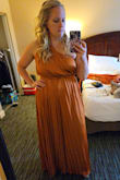 Love, love, LOVE this jumpsuit! I got compliments all night long and had the best time on the dance floor! It's a little on the long side- if you're my height or shorter (and don't want to wear your tallest heels), you'll need to get it shortened. Otherwise, it is the ultimate outfit and a new party staple for me - Kristin G.