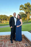 Wore this for a black tie wedding at 7 months pregnant. It was great! I received so many complements. I had to get it hemmed quite a bit, but otherwise it was very comfortable and fit well. - Kara W.