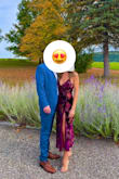 The dress was perfect for a fall wedding! I noticed a lot of reviews mentioned that the straps broke but mine held up the whole night! (I did pack needle and thread in my purse just incase though! Lol) I did not wear a bra with this and it still look flattering. So many compliments on the color and detail! Highly recommend! - Danielle C.