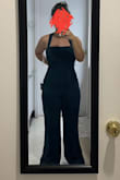 So I bought this for my boyfriend's friend's wedding and it hugs me in the right places, but it is so long. This was made for tall people so remember that you're going to have to cut it when you buy it if you're around my height. I would like a "short" option for these types of clothes so that there isn't a risk of messing up the clothing when adjusting it. Overall pretty good tho. - Naomi Z.