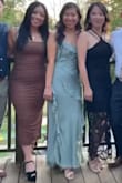 Wore this dress to a semi formal wedding and it was perfect! The material is stretchy and I feel it runs true to size. I am normally a size 8 so I ordered a L and it fit perfectly. - Kelsey A.