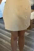 I like it, fits okay. I wish it hugged my waist more, otherwise it sits there awkwardly where I can't make it low rise nor high rise. Also what's really annoying is it has a weird sewing thing on the sides, it sticks out weirdly. - Natalia S.