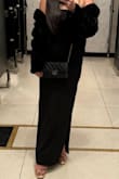 I purchased this dress last minute for a wedding and turned out great. Only downside was that the dress crinkled around the bust area and wouldn't lay flat for me - Julie N.