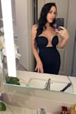 I absolutely loved this dress!! I also bought it in small and it fit gorgeously just more snatched!! Decided on the medium so I'd have more room for the booty and hips and for non-skinny days, date nights when I wanna eat etc. - Millissa M.