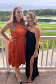I loved this dress and I keep getting compliments on how great I looked in it. Everything was perfect about this dress! It stretches and is slit perfectly - Cortney G.