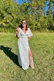 I loved this dress and thought it fit perfectly. I had initially ordered a different dress that didn't fit (and was unavailable in the next size up) and this was a wonderful replacement, with the return process and shipping easy/quick. - Michelle H.