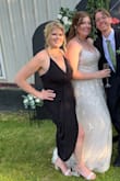 I absolutely love this dress! I wore it as a bridesmaid dress originally but I have gotten so much use out of it. Every time I wear it, I get so many compliments. It's so comfortable, flattering and sexy! I also have it in blue which I also love! - Kayla D.