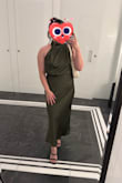 Came very wrinkly but a quick iron did the trick. My dress came with a slight stain on it in the front but luckily it wasn't super noticeable. Got lots of compliments on it and it fit perfectly to size! - Tracy N.