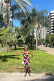 10/10 recommend! Took a trip to Spain and fell in love with the country and this fit. The material was silky enough that I didn't melt in the summer heat. The vibrant color combination made me feel happy and it's true to size, but of course, you can tie the top or bottom tighter if you have a slim figure. - Jendaya H.