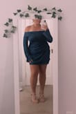 This dress is even cuter in person! It is slightly tight in the shoulders but the color is gorgeous and it fits amazing everywhere else! - Cecilia C.