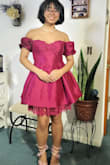 My daughter loves the dress. Last minute order as the other dress I ordered will come late.
My daughter was so happy seeing the dress, and we are a little worried the small size won't fit, but it fits good. she was very happy wearing the dress.. her last homecoming dress and she is very happy with it. - Maria N.