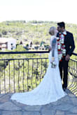 I felt like a princess but didn't break the bank. I had the lining tacked in and also had the neck tightened so I could wear it without a bra. I can't wait until our other wedding celebrations so I can wear it again! :) - Morgan D.